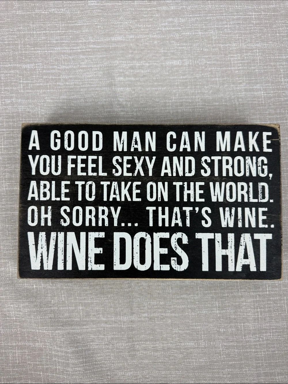 Wine Does That Box Sign - Picture 2 of 4
